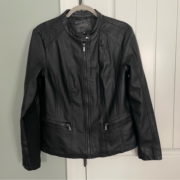 Sebby Jackets & Blazers - Sebby Women's Black Leather Jacket